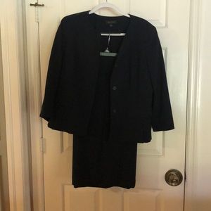 Ann Taylor Navy Skirt Suit Set